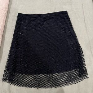Black sparkly skirt